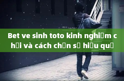 Bet ve sinh toto kinh nghiệm chơi và cách chọn số hiệu quả