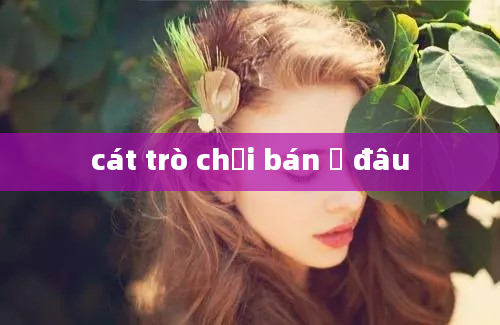 cát trò chơi bán ở đâu