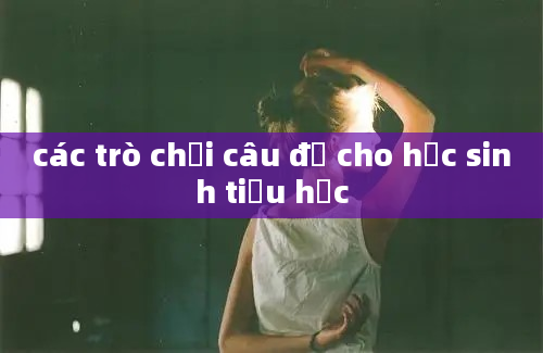 các trò chơi câu đố cho học sinh tiểu học