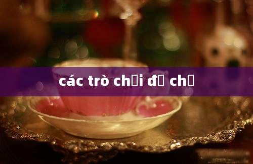 các trò chơi đố chữ