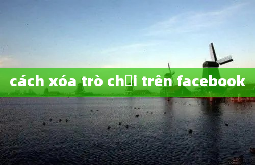 cách xóa trò chơi trên facebook