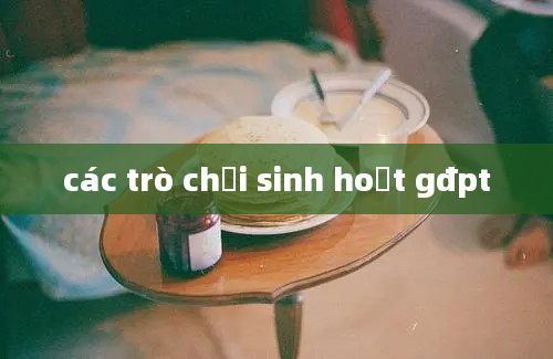 các trò chơi sinh hoạt gđpt