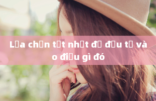 Lựa chọn tốt nhất để đầu tư vào điều gì đó