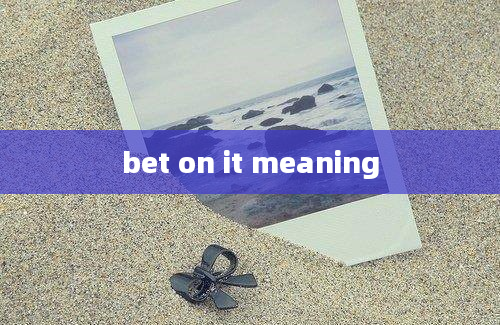 bet on it meaning