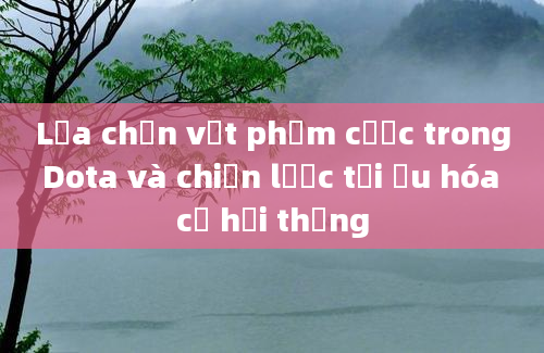 Lựa chọn vật phẩm cược trong Dota và chiến lược tối ưu hóa cơ hội thắng