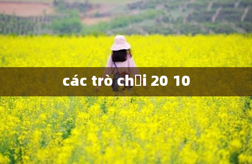 các trò chơi 20 10