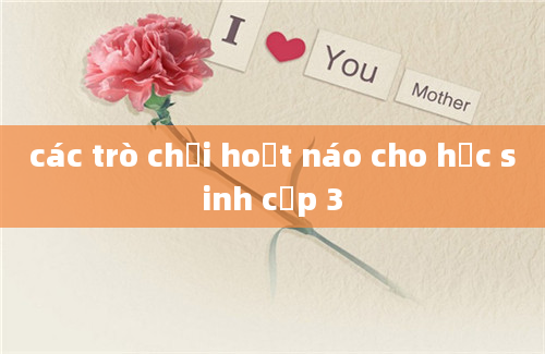 các trò chơi hoạt náo cho học sinh cấp 3