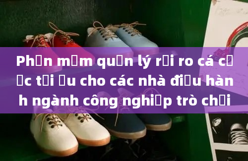 Phần mềm quản lý rủi ro cá cược tối ưu cho các nhà điều hành ngành công nghiệp trò chơi