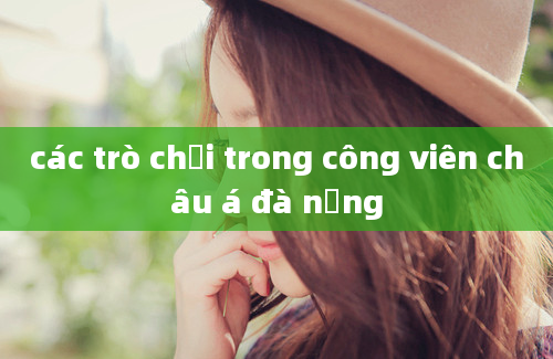 các trò chơi trong công viên châu á đà nẵng