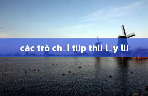 các trò chơi tập thể lầy lộ