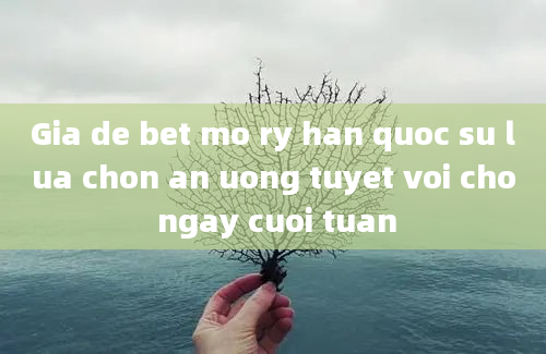 Gia de bet mo ry han quoc su lua chon an uong tuyet voi cho ngay cuoi tuan