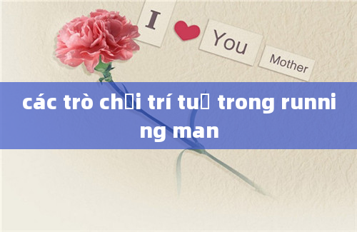 các trò chơi trí tuệ trong running man