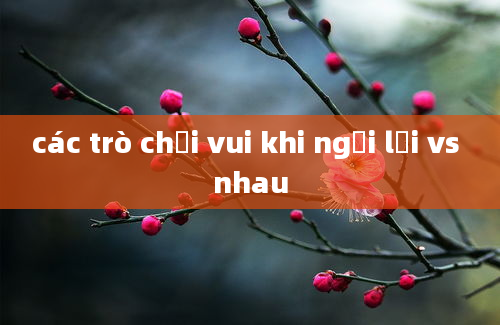 các trò chơi vui khi ngồi lại vs nhau