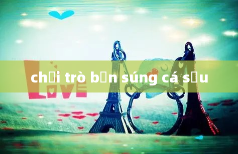 chơi trò bắn súng cá sấu