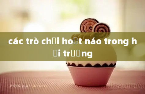 các trò chơi hoạt náo trong hội trường