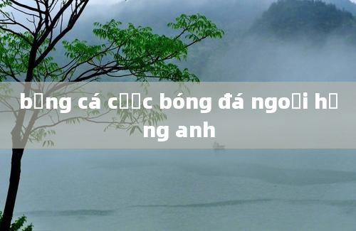 bảng cá cược bóng đá ngoại hạng anh