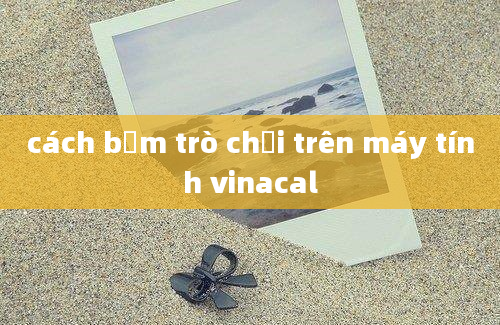 cách bấm trò chơi trên máy tính vinacal