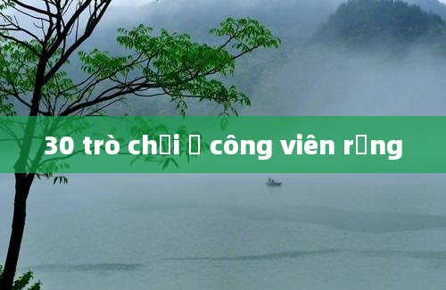 30 trò chơi ở công viên rồng