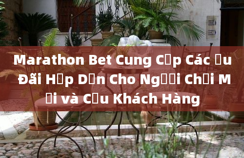 Marathon Bet Cung Cấp Các Ưu Đãi Hấp Dẫn Cho Người Chơi Mới và Cựu Khách Hàng