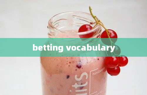 betting vocabulary