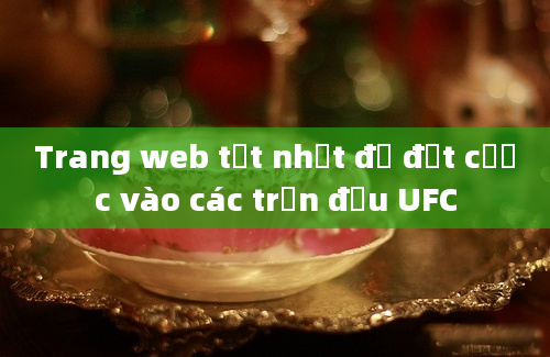 Trang web tốt nhất để đặt cược vào các trận đấu UFC