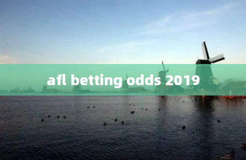 afl betting odds 2019