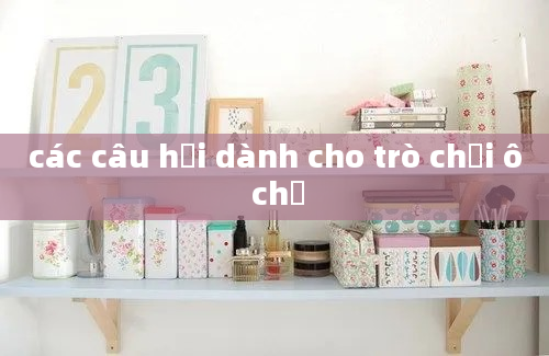 các câu hỏi dành cho trò chơi ô chữ