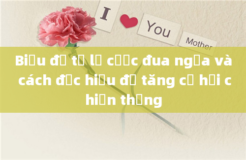 Biểu đồ tỷ lệ cược đua ngựa và cách đọc hiểu để tăng cơ hội chiến thắng