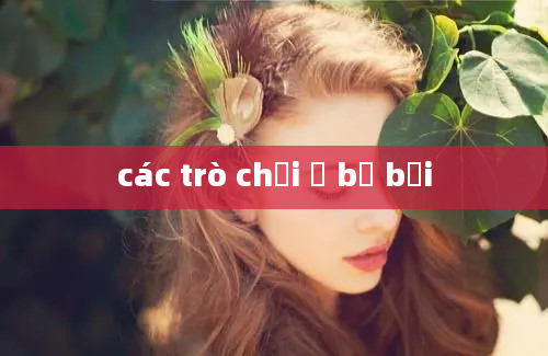 các trò chơi ở bể bơi