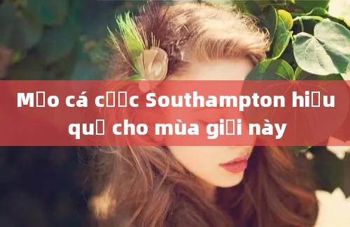 Mẹo cá cược Southampton hiệu quả cho mùa giải này