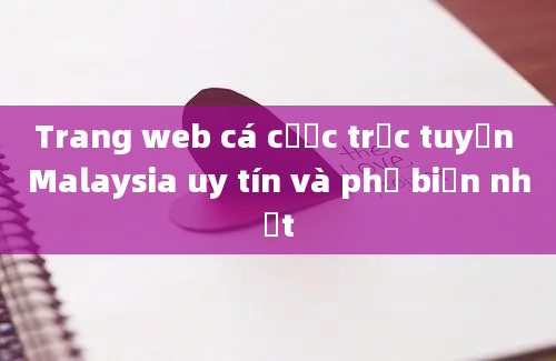 Trang web cá cược trực tuyến Malaysia uy tín và phổ biến nhất