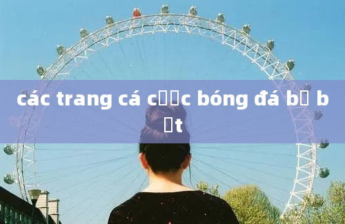 các trang cá cược bóng đá bị bắt