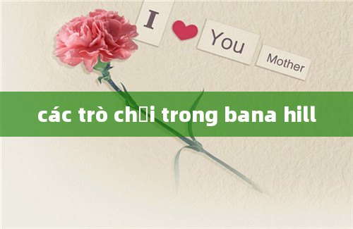 các trò chơi trong bana hill