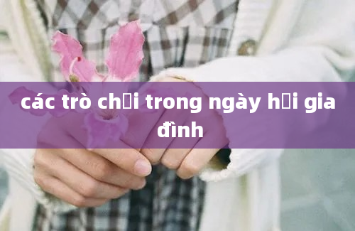 các trò chơi trong ngày hội gia đình