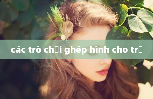 các trò chơi ghép hình cho trẻ