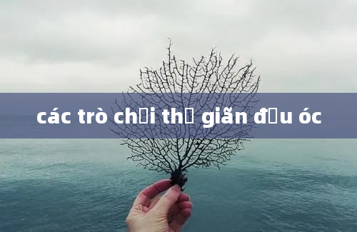 các trò chơi thư giãn đầu óc