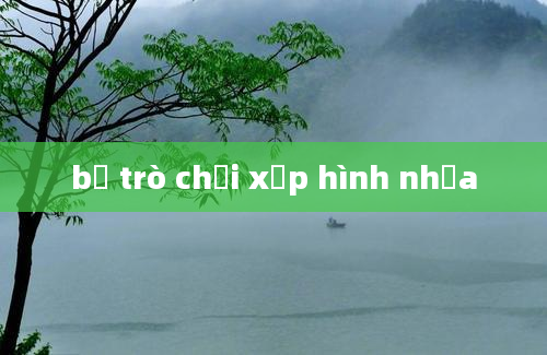 bộ trò chơi xếp hình nhựa