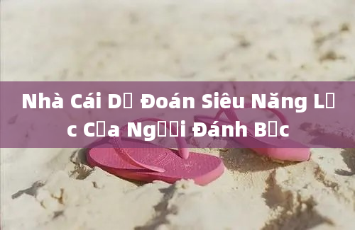 Nhà Cái Dự Đoán Siêu Năng Lực Của Người Đánh Bạc