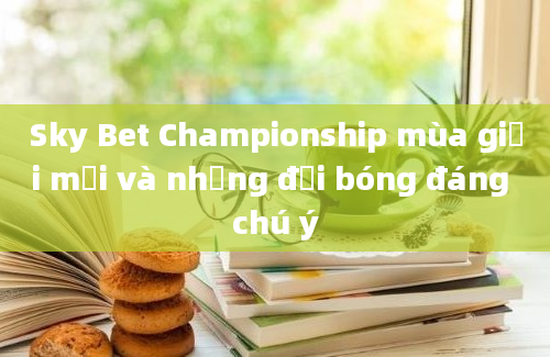 Sky Bet Championship mùa giải mới và những đội bóng đáng chú ý