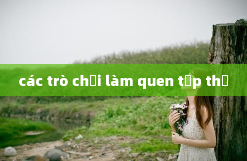 các trò chơi làm quen tập thể