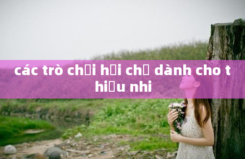 các trò chơi hội chợ dành cho thiếu nhi