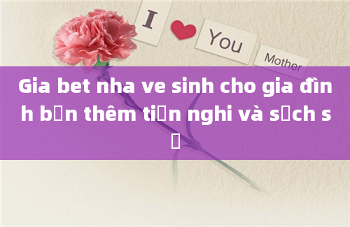 Gia bet nha ve sinh cho gia đình bạn thêm tiện nghi và sạch sẽ