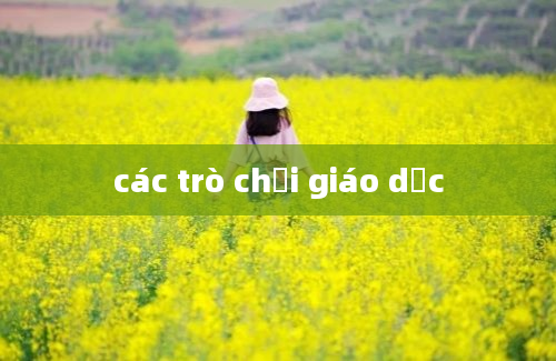 các trò chơi giáo dục