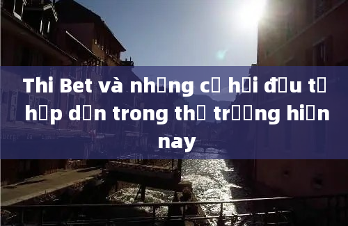 Thi Bet và những cơ hội đầu tư hấp dẫn trong thị trường hiện nay