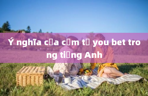 Ý nghĩa của cụm từ you bet trong tiếng Anh