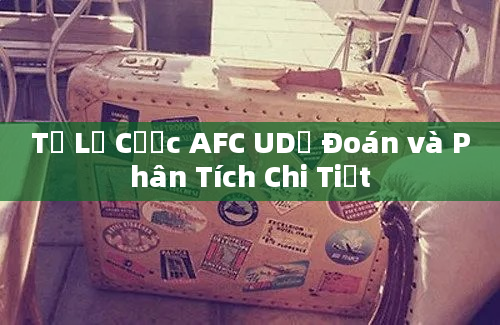 Tỷ Lệ Cược AFC UDự Đoán và Phân Tích Chi Tiết