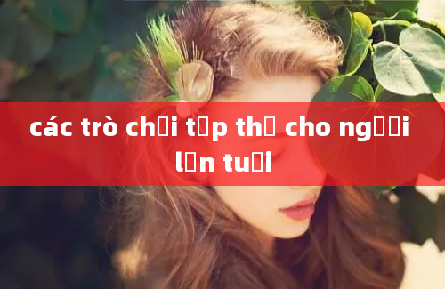 các trò chơi tập thể cho người lớn tuổi