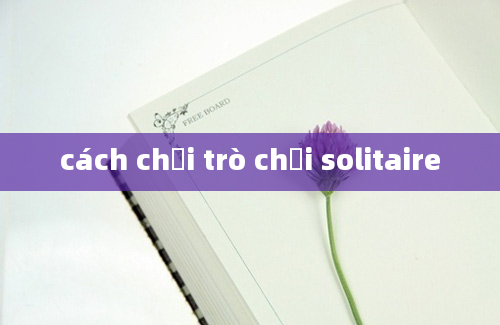 cách chơi trò chơi solitaire