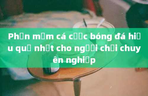 Phần mềm cá cược bóng đá hiệu quả nhất cho người chơi chuyên nghiệp