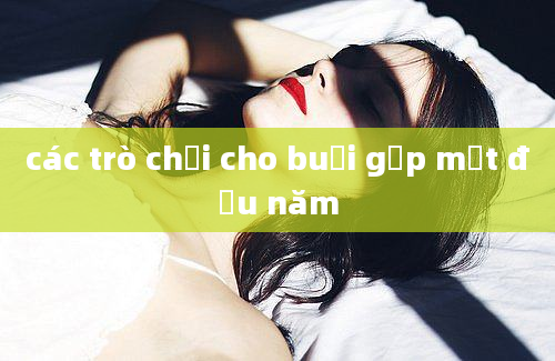 các trò chơi cho buổi gặp mặt đầu năm